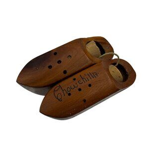Vintage Chowchilla Souvenir Wooden Shoe Salt and Pepper Shakers